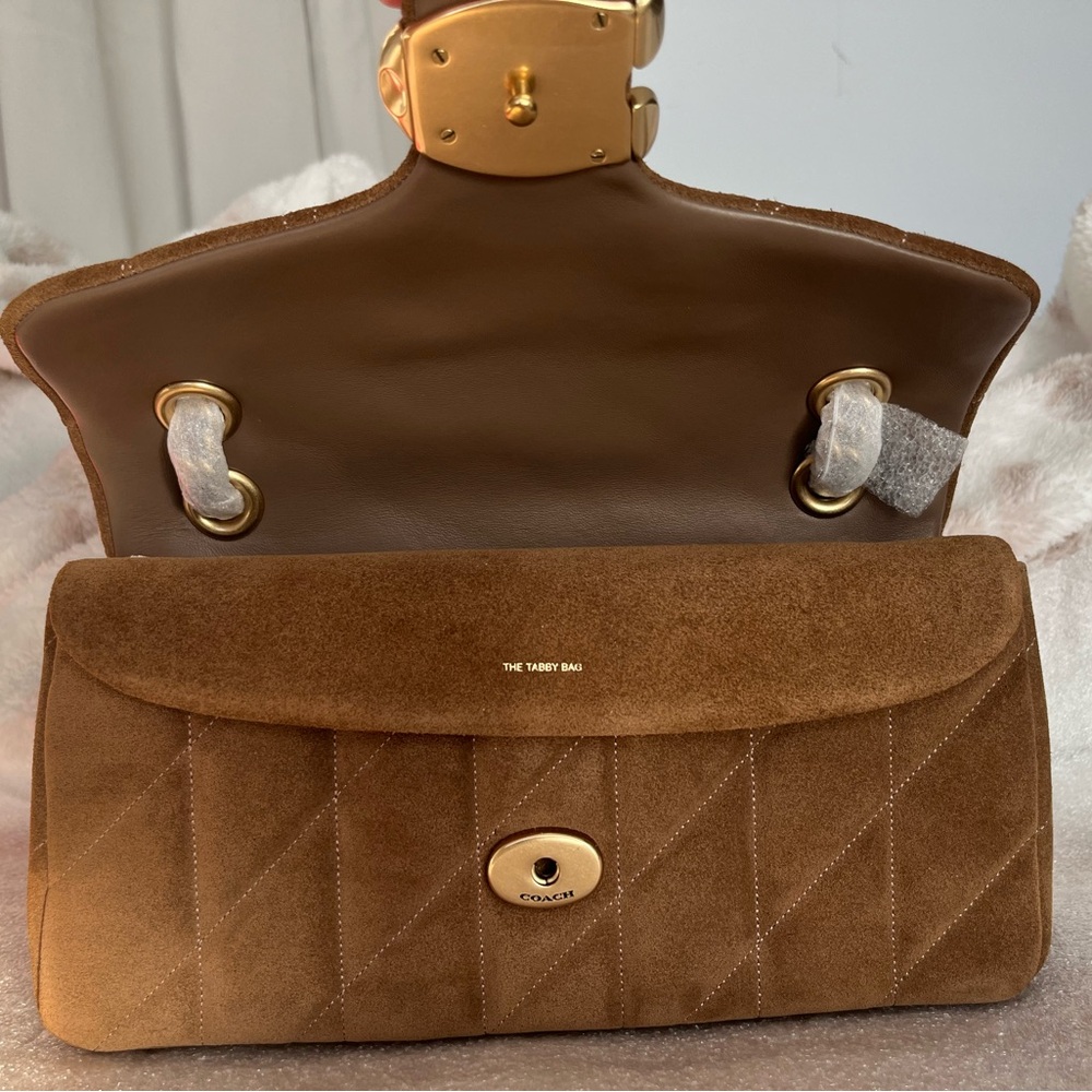 SOLD on FB- Coach Quilted Shoulder Tabby Bag - Picture 3 of 16
